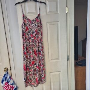 Floral Spaghetti Strap Dress by Gap
